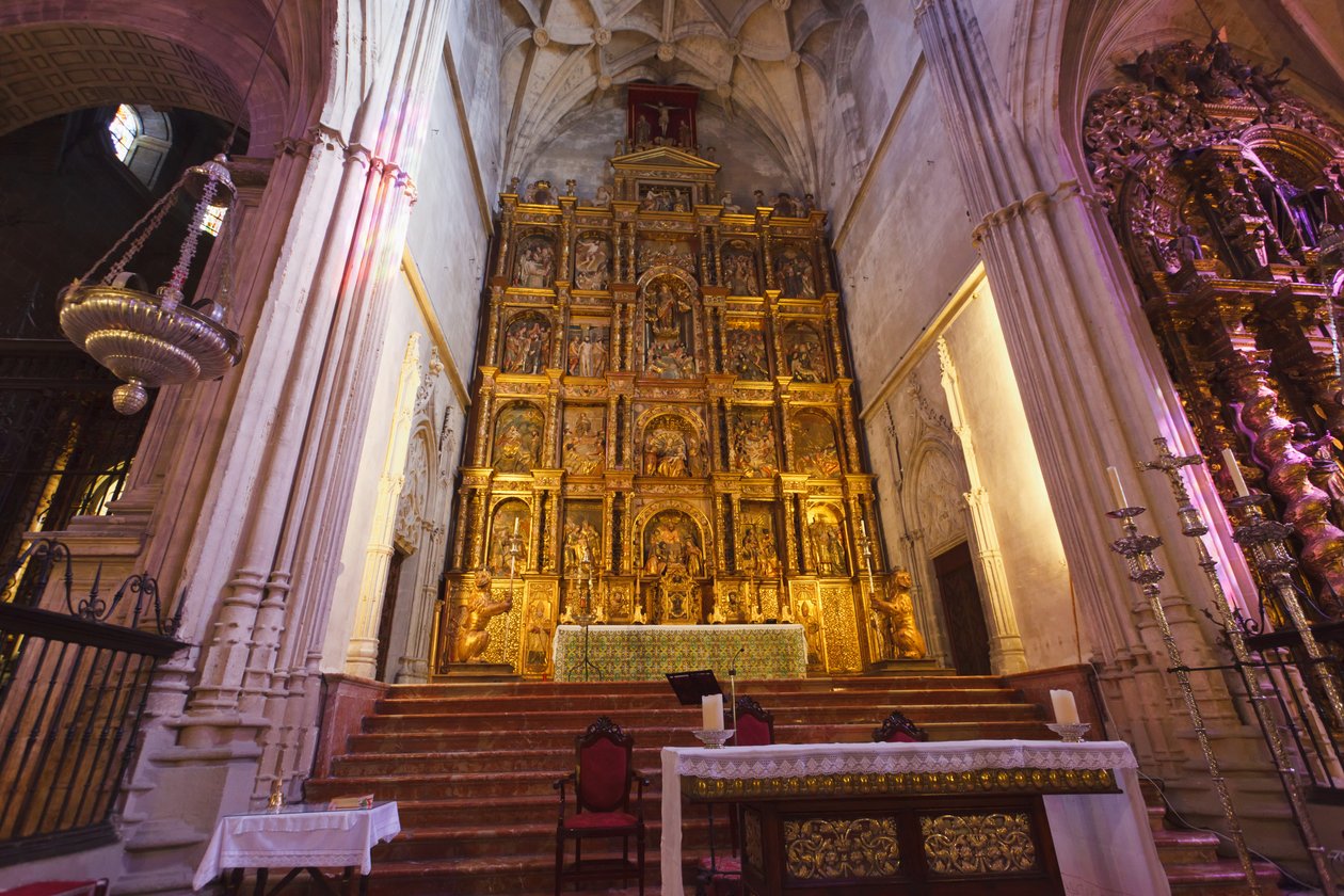 Carmona, Sevillan maakunta, Espanja. Prioral de Santa Marian sisustus. Santa Marian luostari. tekijältä Unbekannt Unbekannt