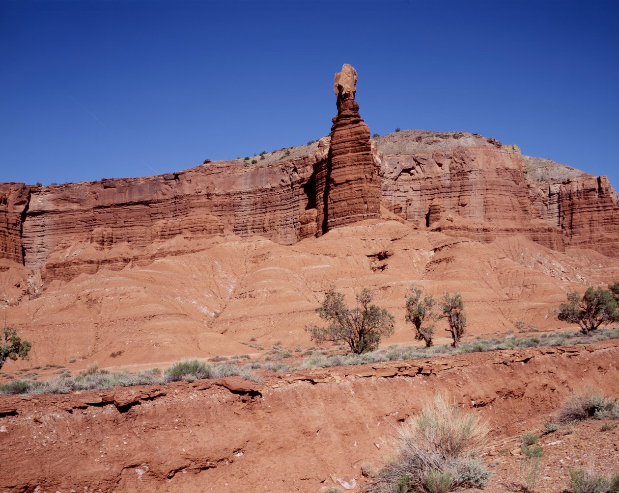 Chimney Rock of Capitol Reef National Park, Utah tekijältä Unbekannt Unbekannt