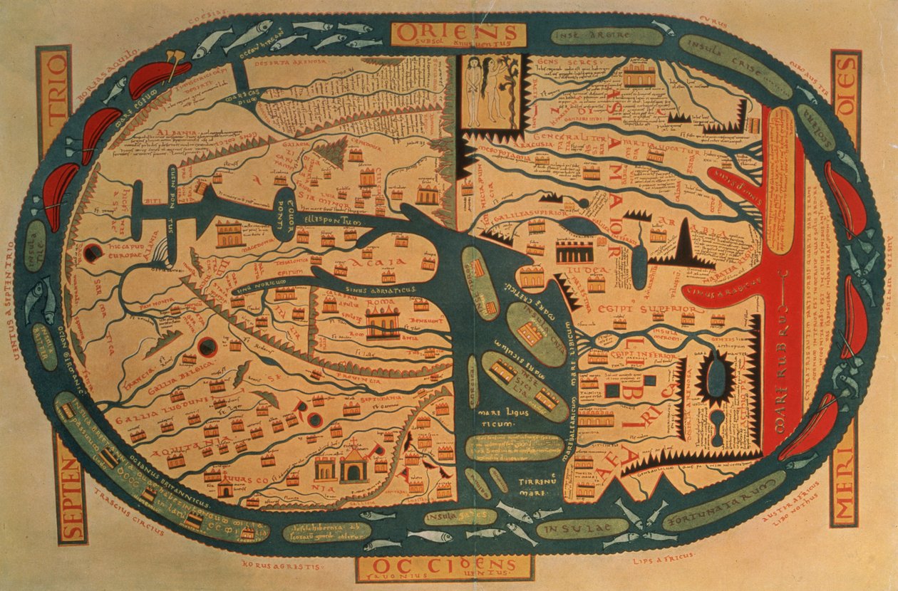 Kopio 800-luvun Beatus mappamundista tekijältä Unbekannt Unbekannt