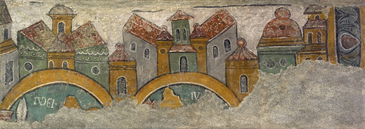 Frieze Jerusalemin kaupungin kanssa Sant Esteve dAndorrasta tekijältä Unbekannt Unbekannt