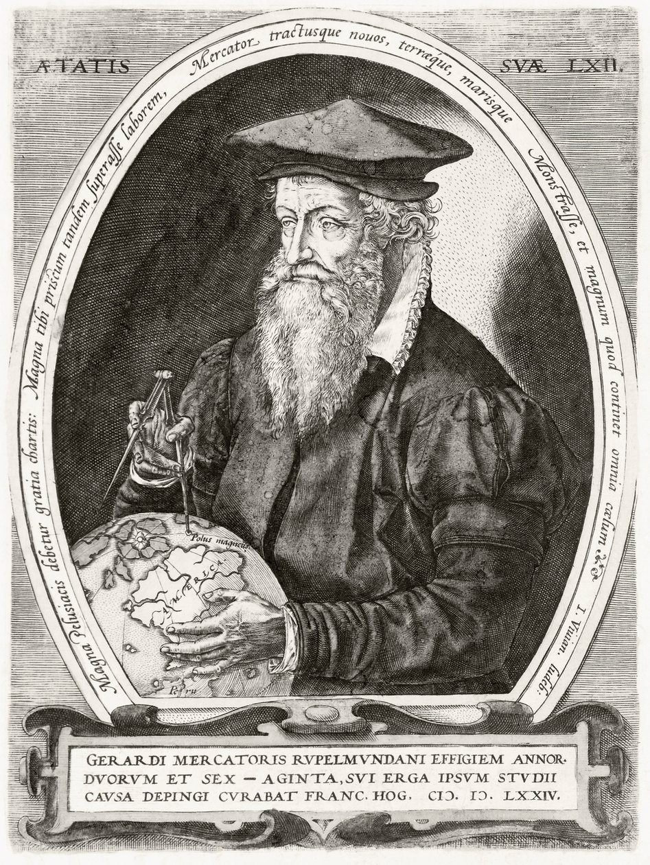 Gerardus Mercator tekijältä Unbekannt Unbekannt
