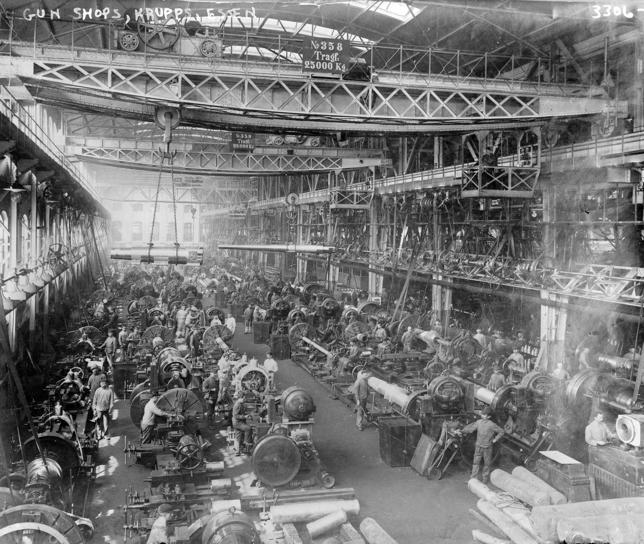 Gun Shops, Krupps, Essen, 1917 tekijältä Unbekannt Unbekannt