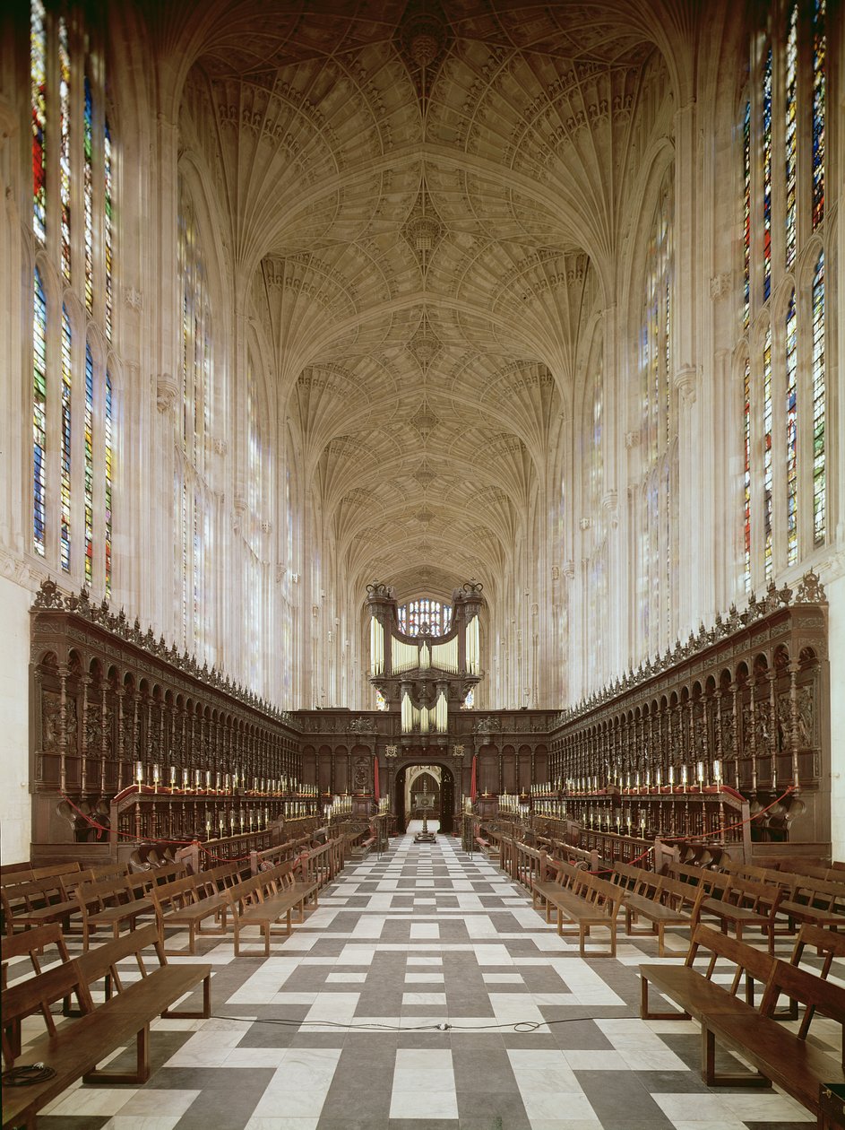 Kings Collegen kappelin sisustus, Cambridge 1446-1515 kuva tekijältä Unbekannt Unbekannt