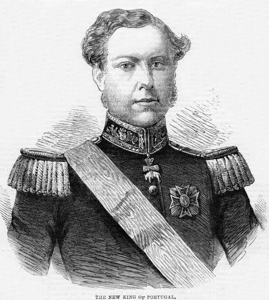 Luis I, Portugalin kuningas, Illustrated London Newsista, 23. marraskuuta 1861 tekijältä Unbekannt Unbekannt
