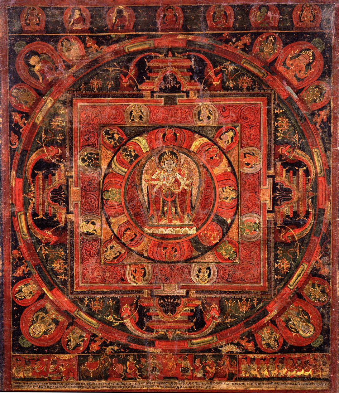Amogapashan mandala tekijältä Unbekannt Unbekannt