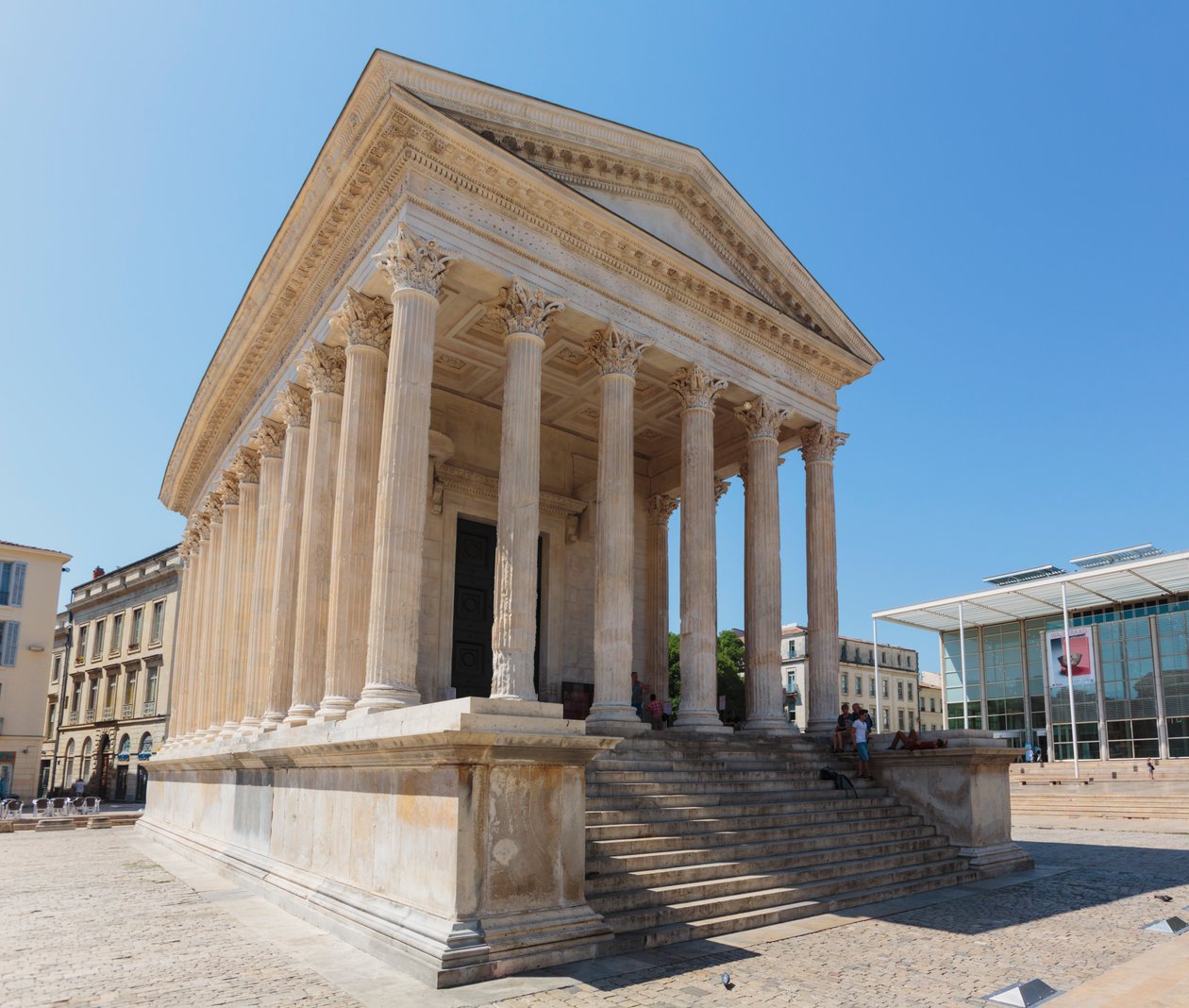 Nimes, Ranska. Square House. tekijältä Unbekannt Unbekannt