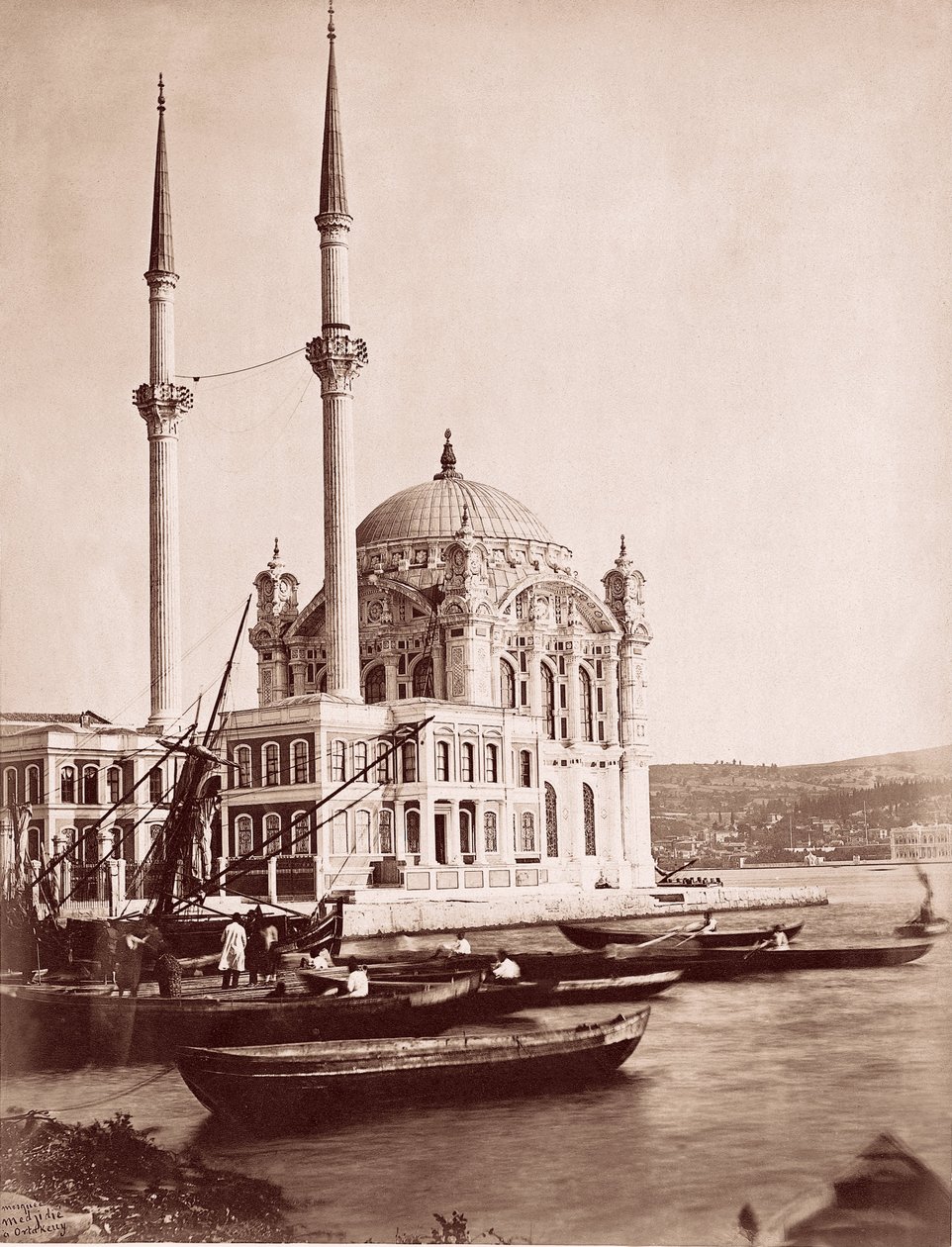 Ortaköyn moskeija tekijältä Unbekannt Unbekannt