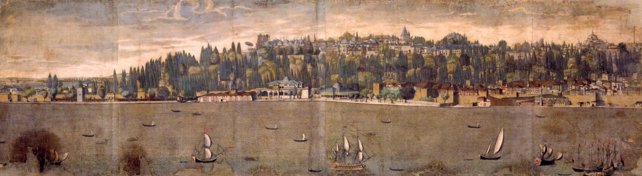 Panoraama Konstantinopolista tekijältä Unbekannt Unbekannt