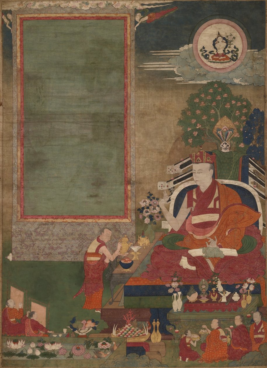 Taiteiden suojelija, Situ Panchen Chokyi Jungne (1699-1774). tekijältä Unbekannt Unbekannt