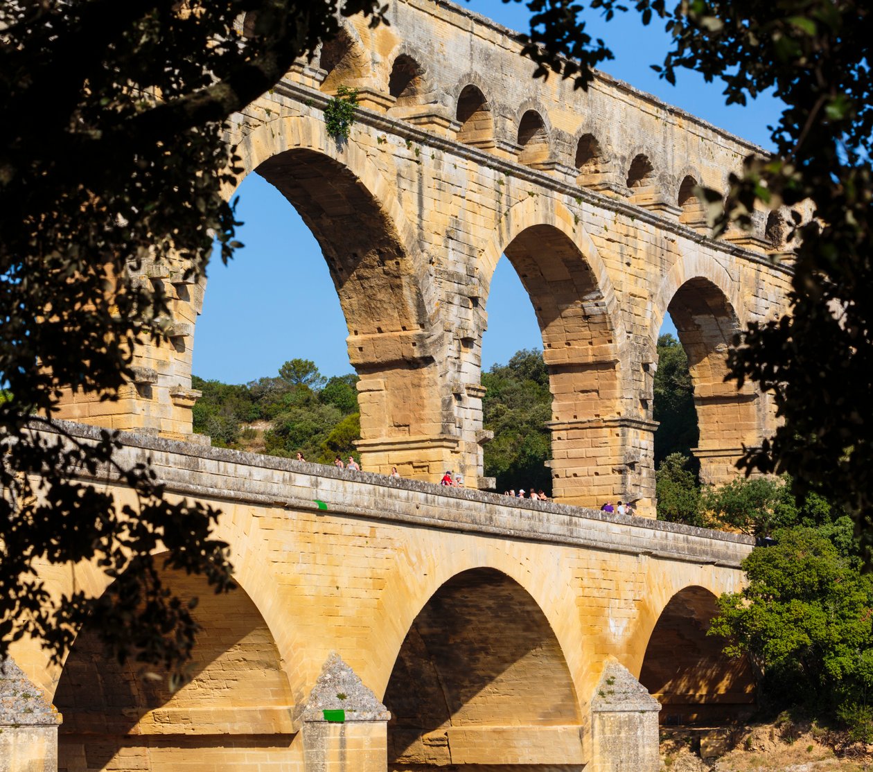 Pont du Gard, roomalainen akvedukti, Ranska. tekijältä Unbekannt Unbekannt