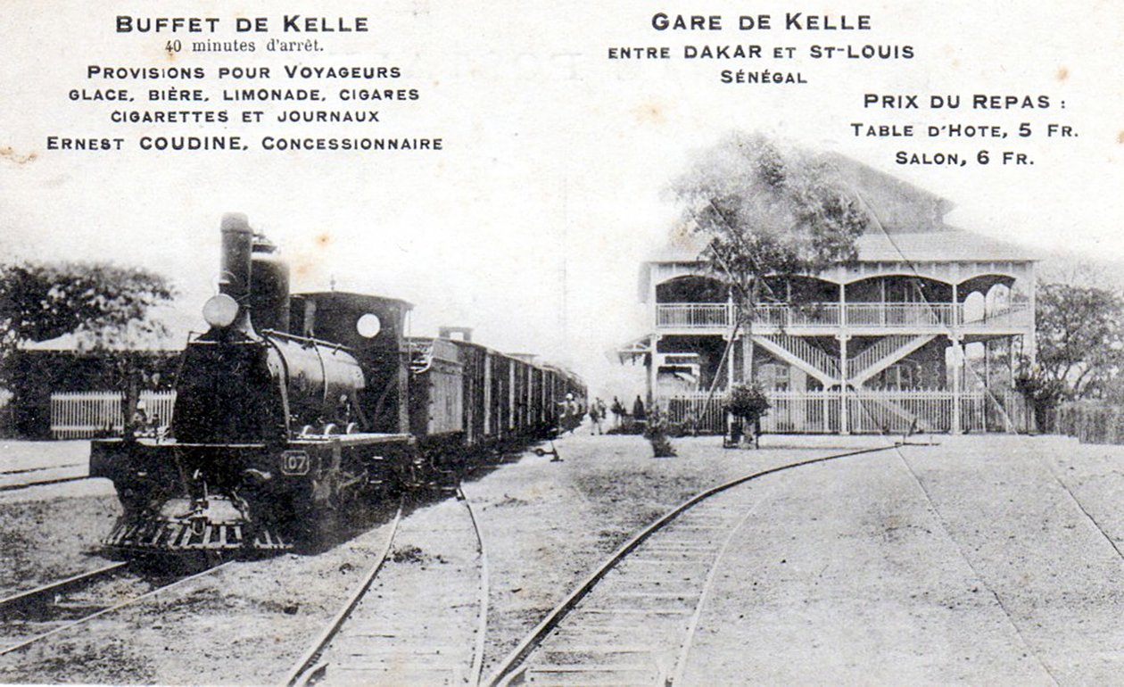 Postikortti Kellen asemasta, noin 1908. tekijältä Unbekannt Unbekannt