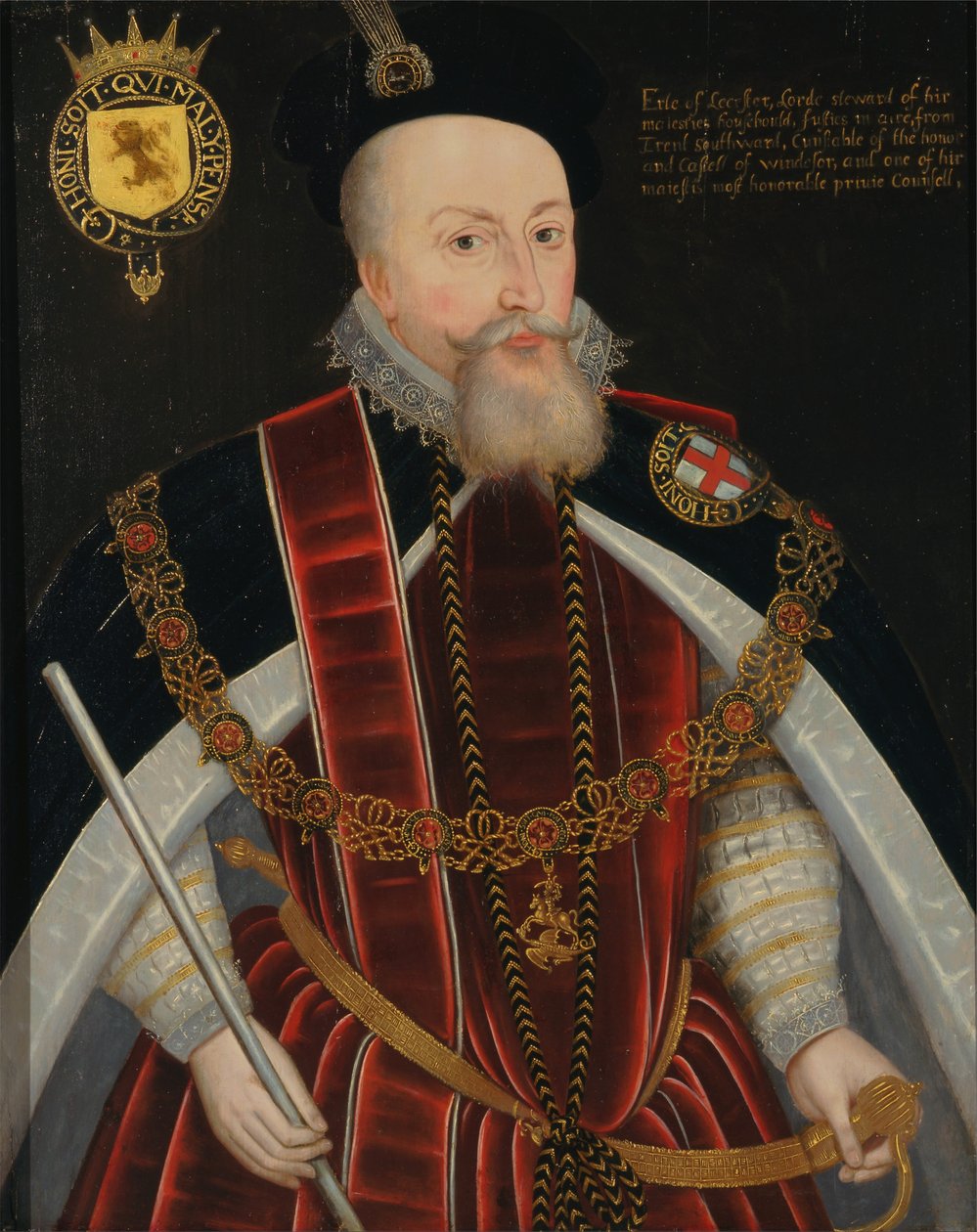 Robert Dudley, Leicesterin jaarli tekijältä Unbekannt Unbekannt
