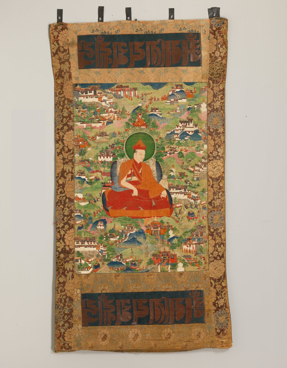 Kohtauksia Sherab Gyaltsenin elämästä (1436-1494 tai 1465), kahdeskymmenennen Sakronin valtaistuimen haltija ... tekijältä Unbekannt Unbekannt