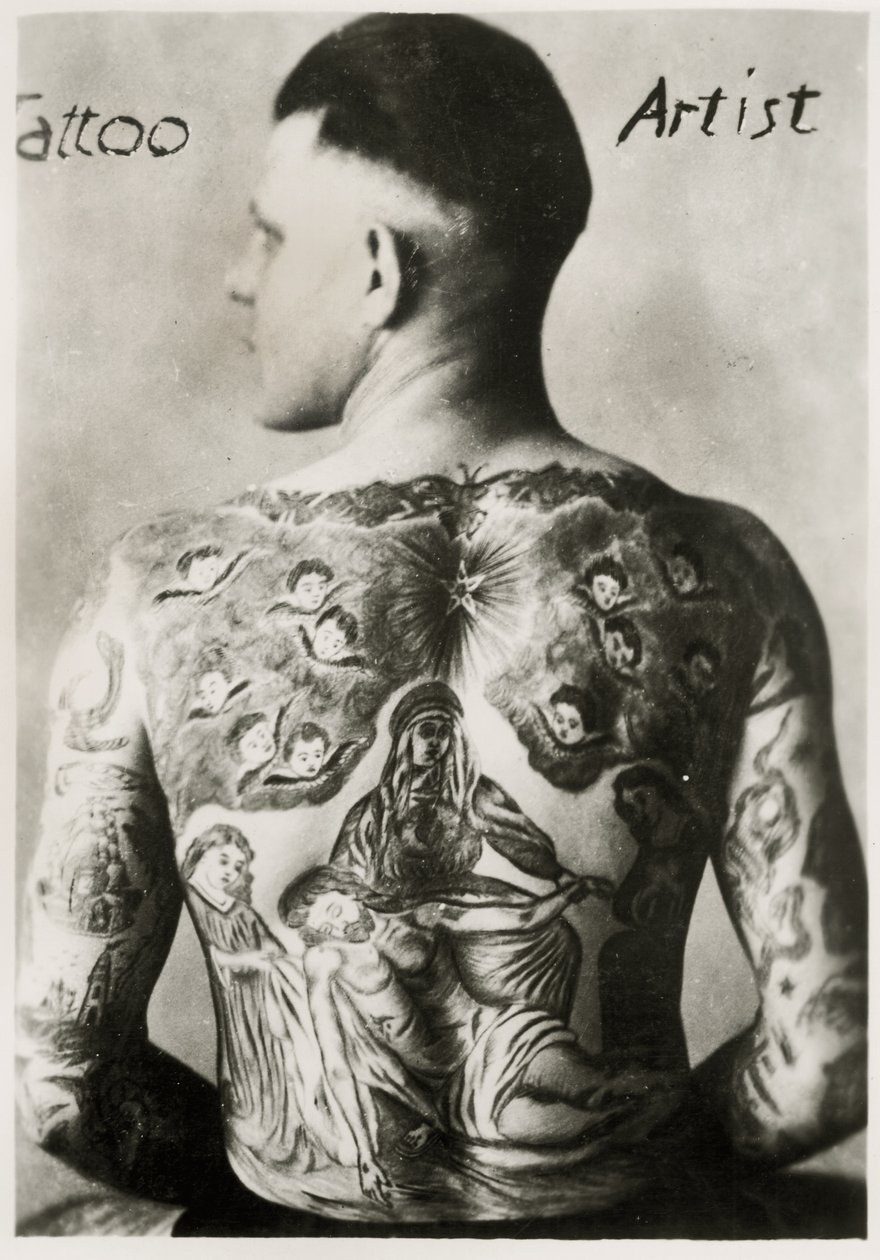 Tatuoitu mies, New York tekijältä Unbekannt Unbekannt