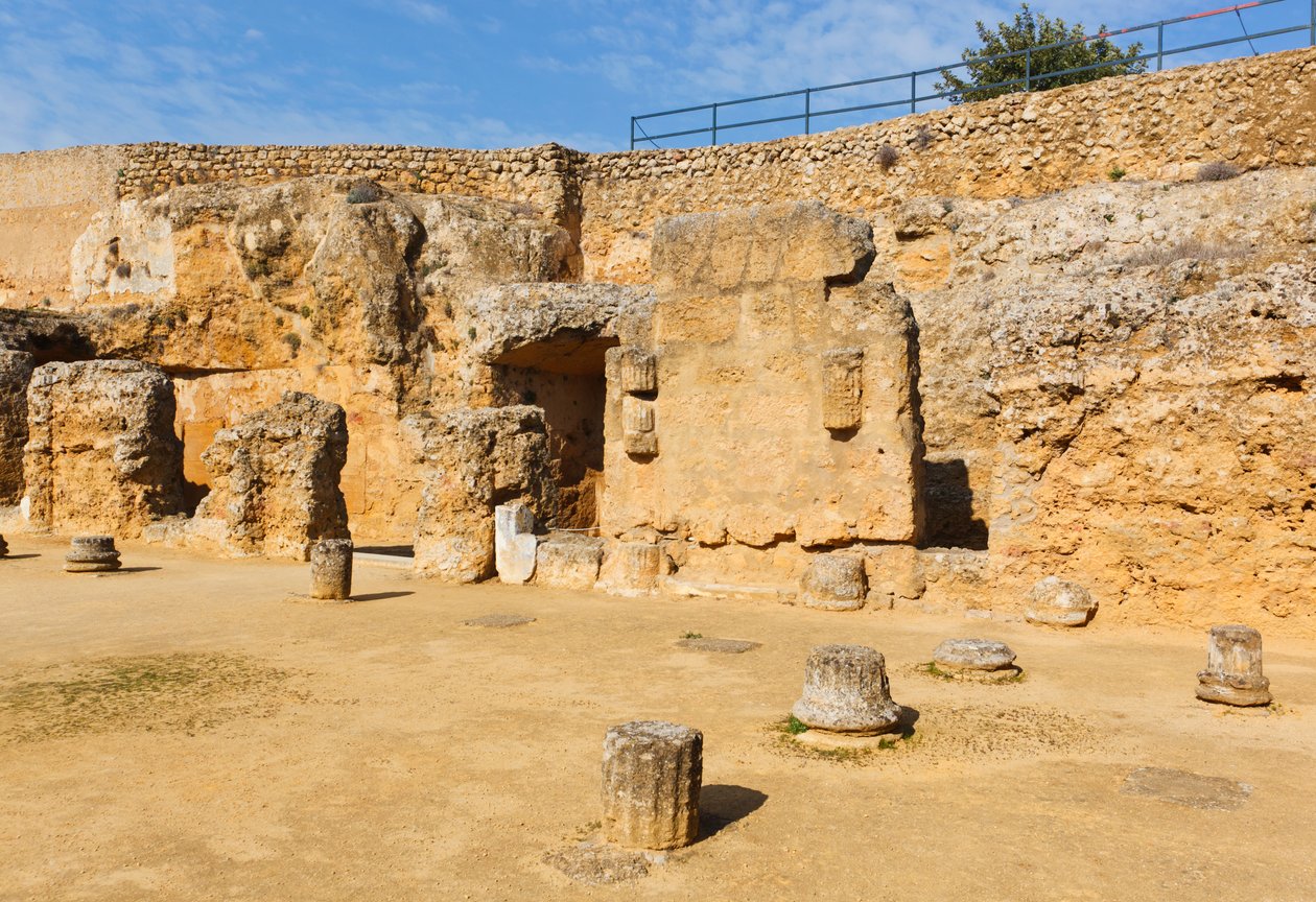 Arkeologinen kompleksi, Carmona, Sevillan maakunta, Espanja. Tumba de Servilia, Servilian hauta. tekijältä Unbekannt Unbekannt