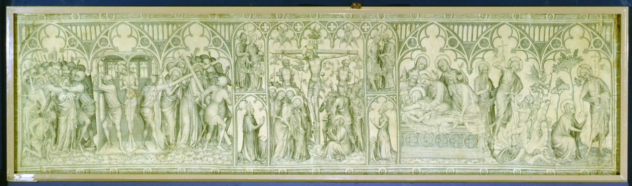Narbonnen parementti, n. 1375 (grisaille silkillä) tekijältä Unbekannt Unbekannt