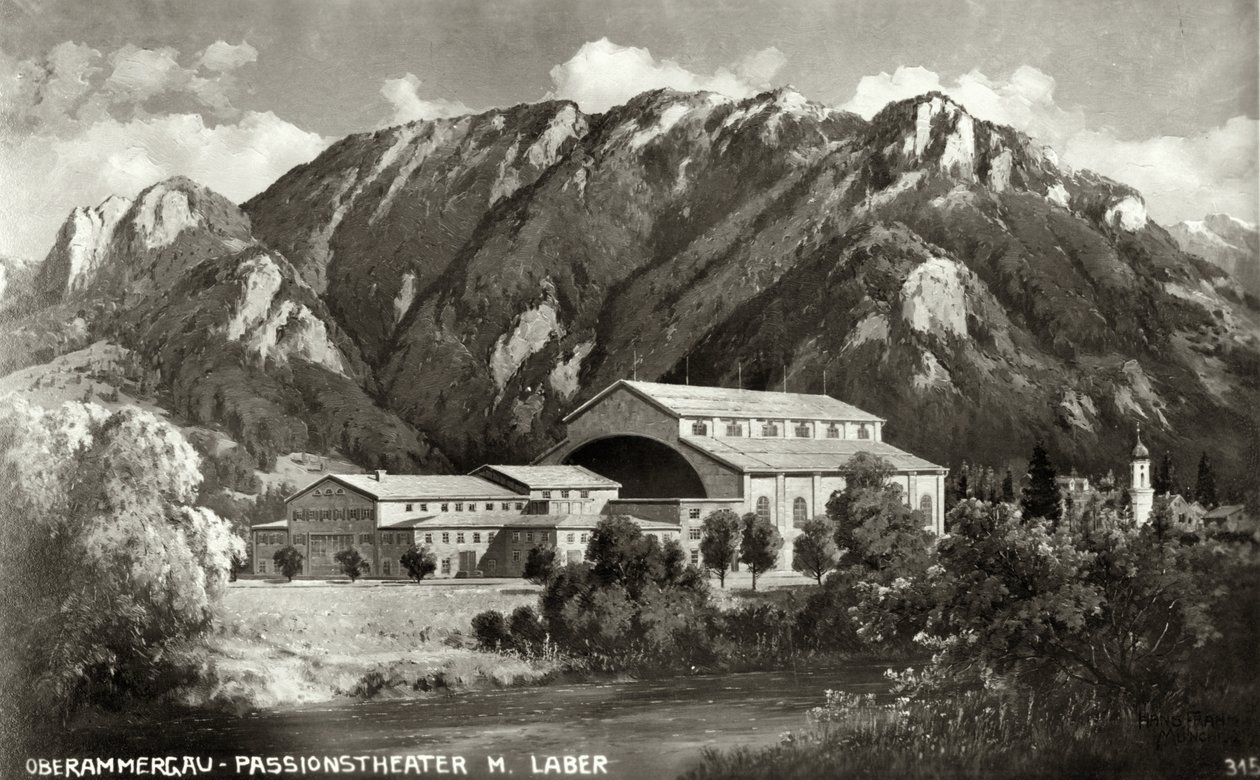 Oberammergaun teatteri, 1930 tekijältä Unbekannt Unbekannt