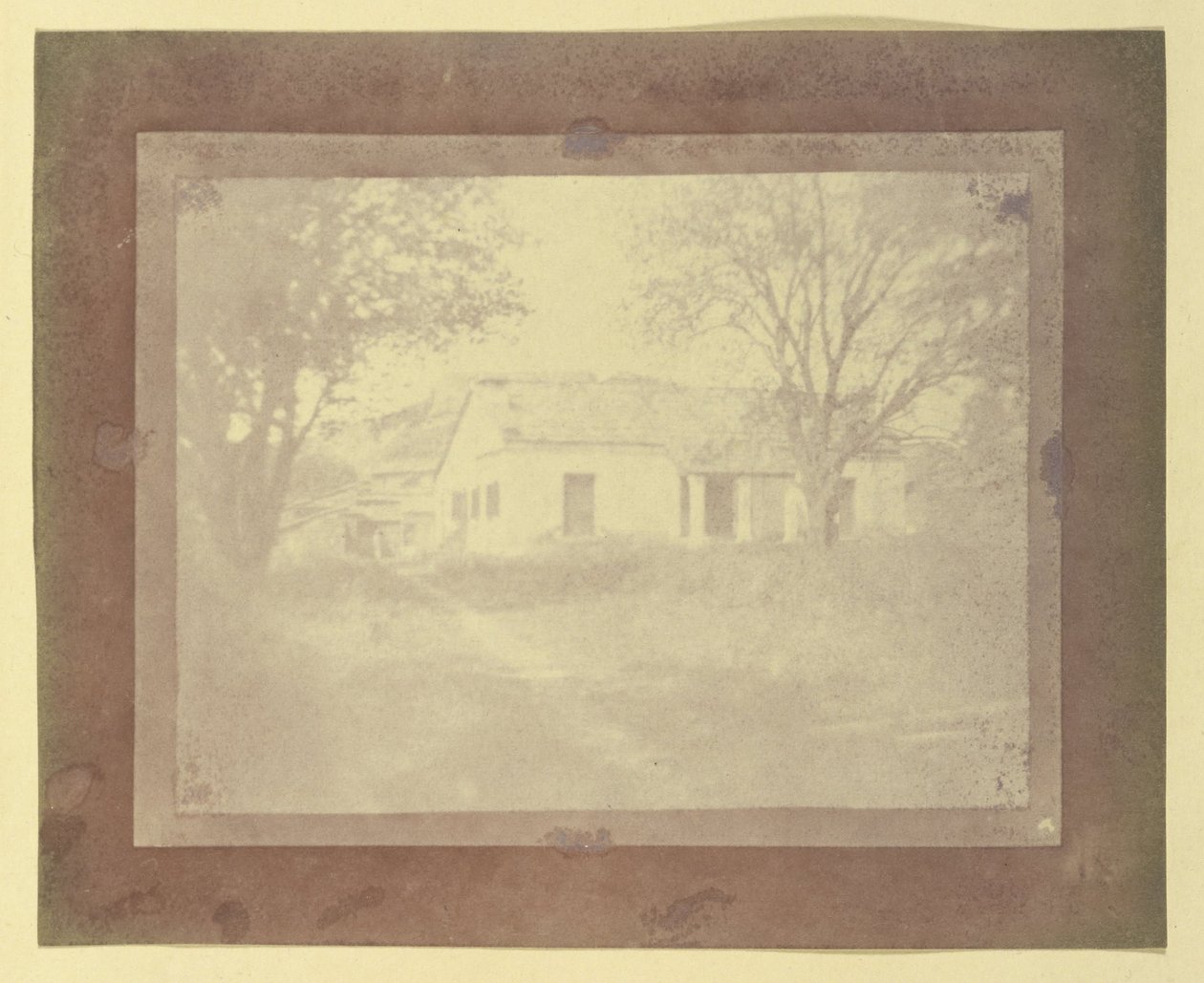 Tuntematon valmistaja, brittiläinen, aktiivinen Intia noin 1843 - (View of a House, Intia) (6754883) tekijältä Unbekannt Unbekannt