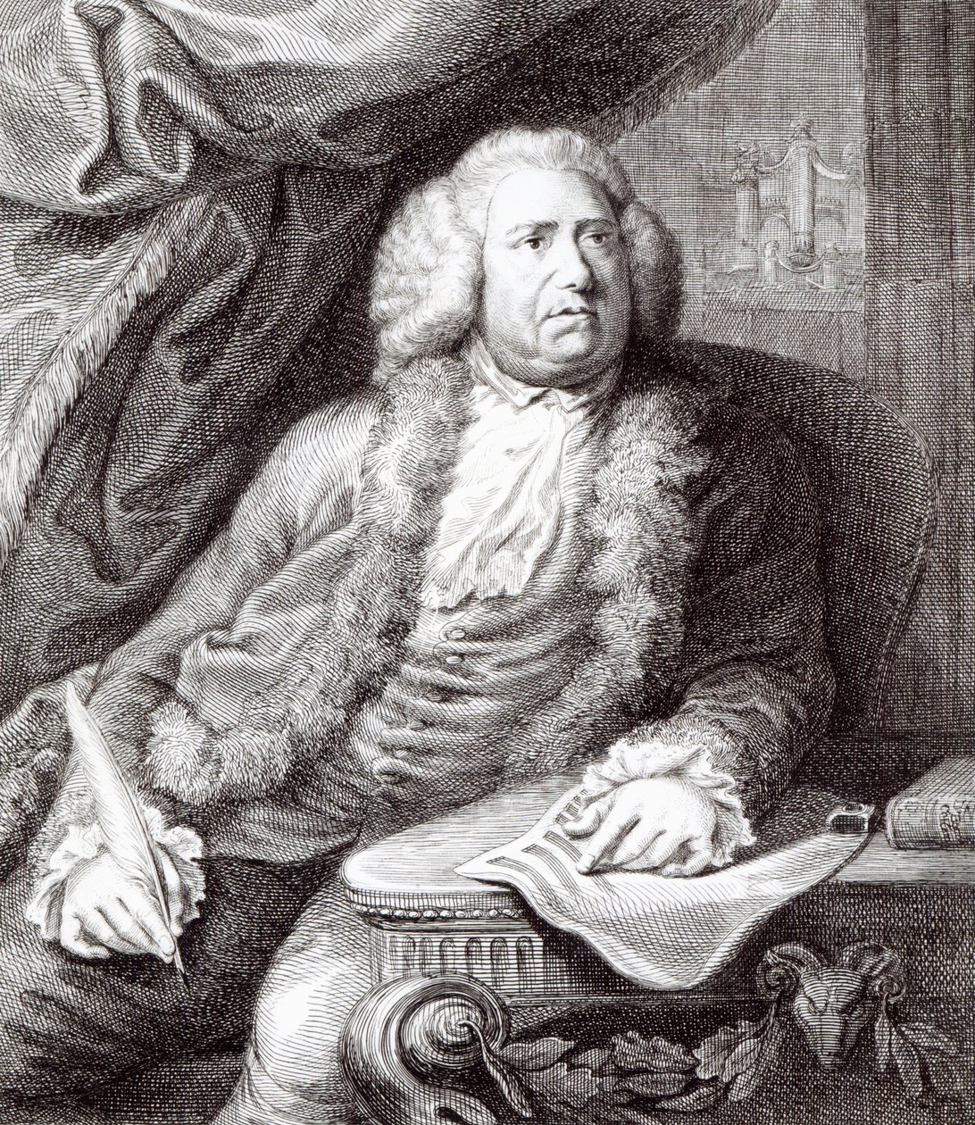 William Boyce (1710-79), säveltäjä ja kuningas Yrjö III:n orkesterin mestari, John Keyse Sherwinin (1751-90) kaivertama etukappale, 1788 tekijältä Unbekannt Unbekannt