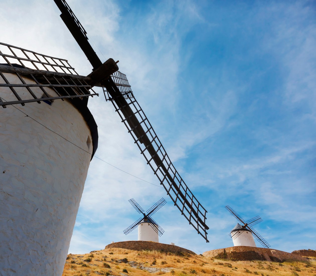 Tuulimyllyt, Consuegra, Espanja tekijältä Unbekannt Unbekannt