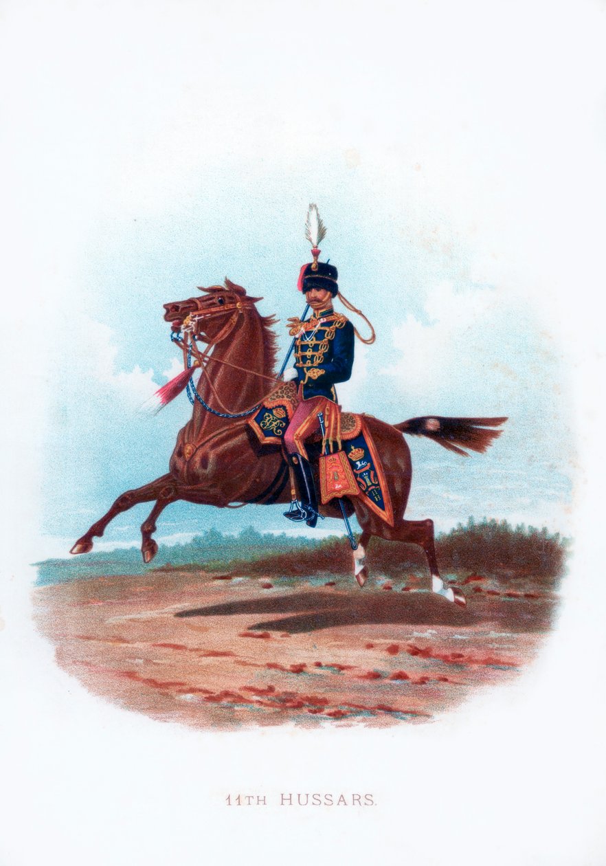 11. hussarit, 1889 tekijältä Unbekannt