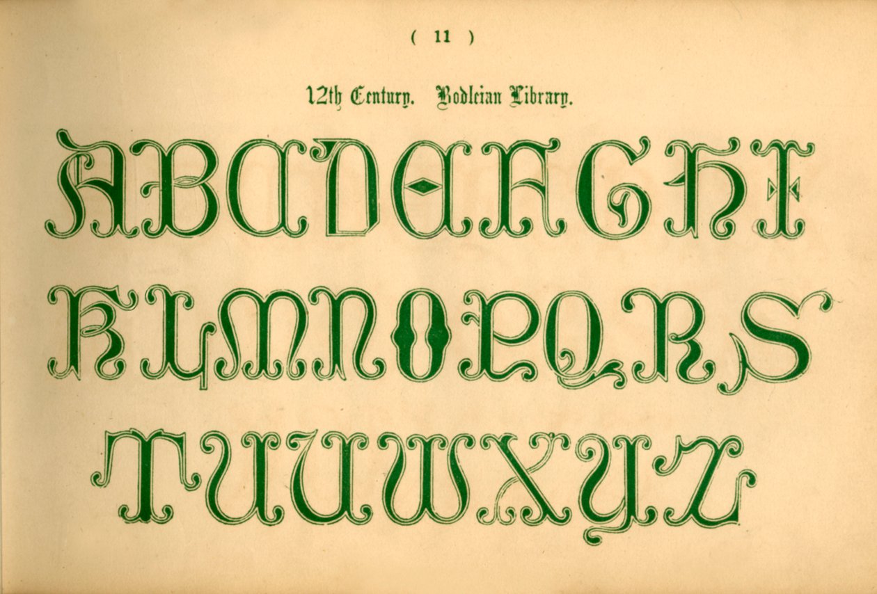 1100-luku. Bodleian-kirjasto, 1862 tekijältä Unbekannt