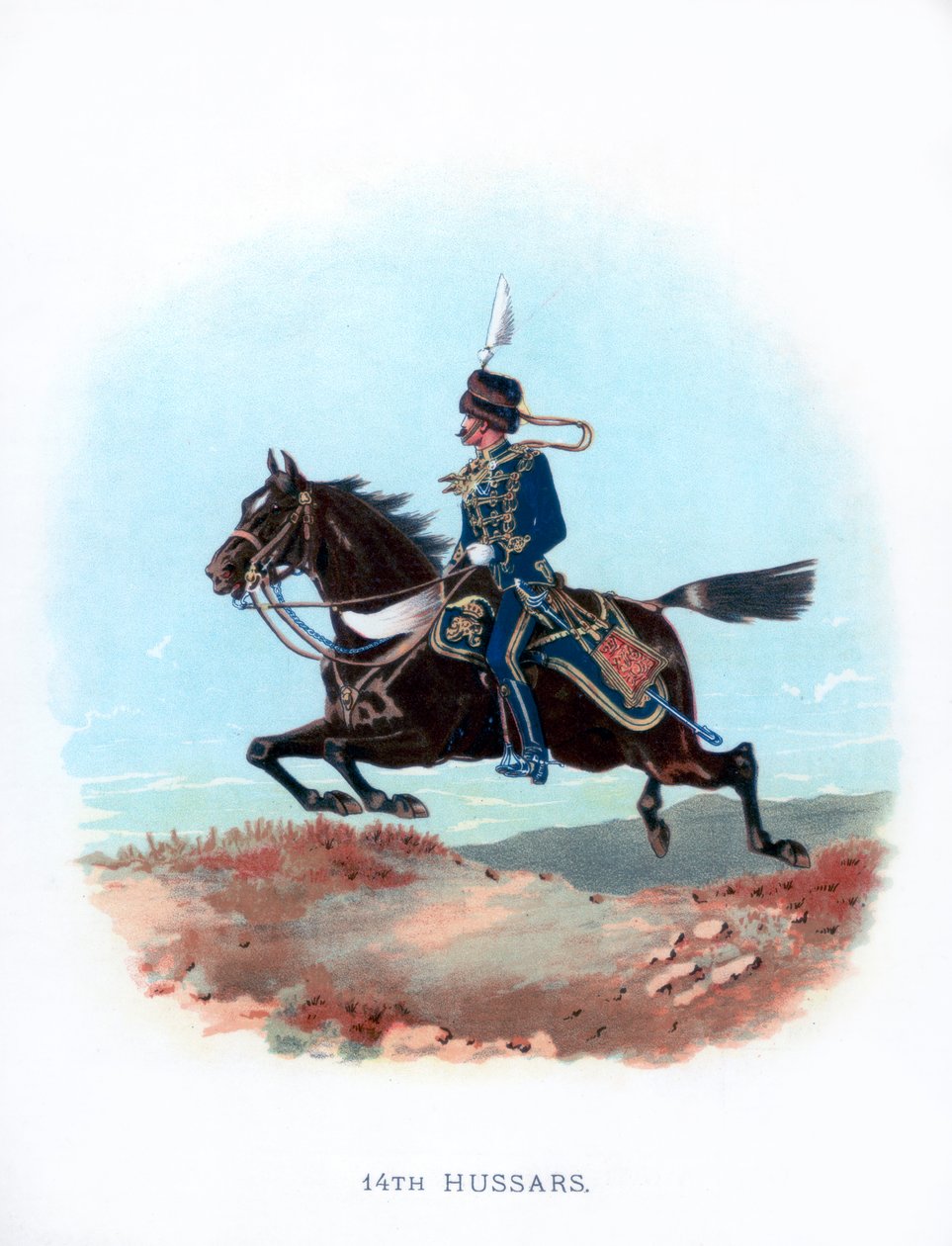 14. husaarit, 1889 tekijältä Unbekannt