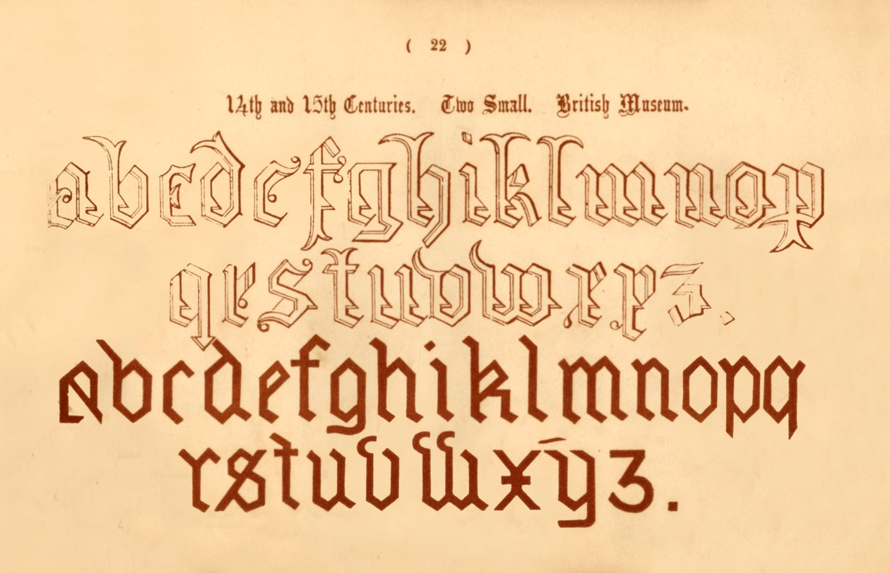 1300- ja 1500-luvulla. Kaksi pientä. British Museum, 1862 tekijältä Unbekannt