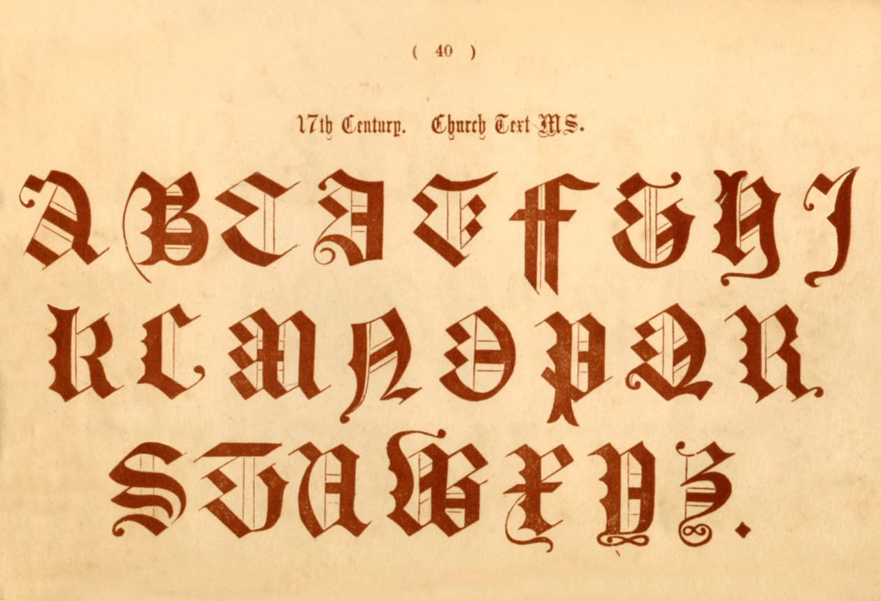 17. vuosisata. Kirkkoteksti MS., 1862 tekijältä Unbekannt