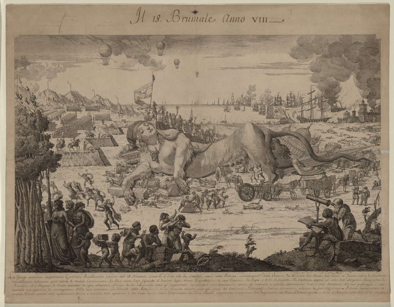 18 Brumaire vuonna VIII 9. marraskuuta 1799, 1799 tekijältä Unbekannt