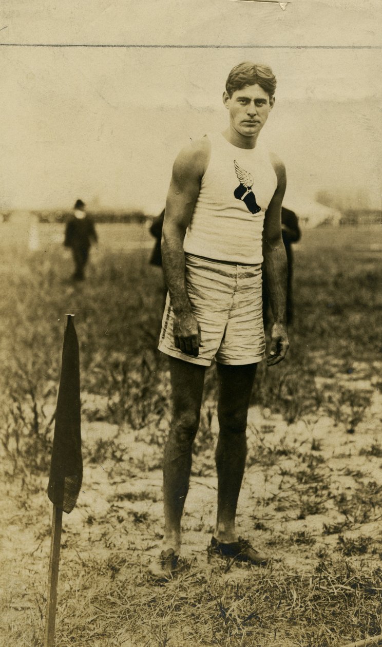 1904 olympialaiset- tuntematon New York Athletic Club -tiimin jäsen (mahdollisesti Samuel Symington Jones) tekijältä Unbekannt