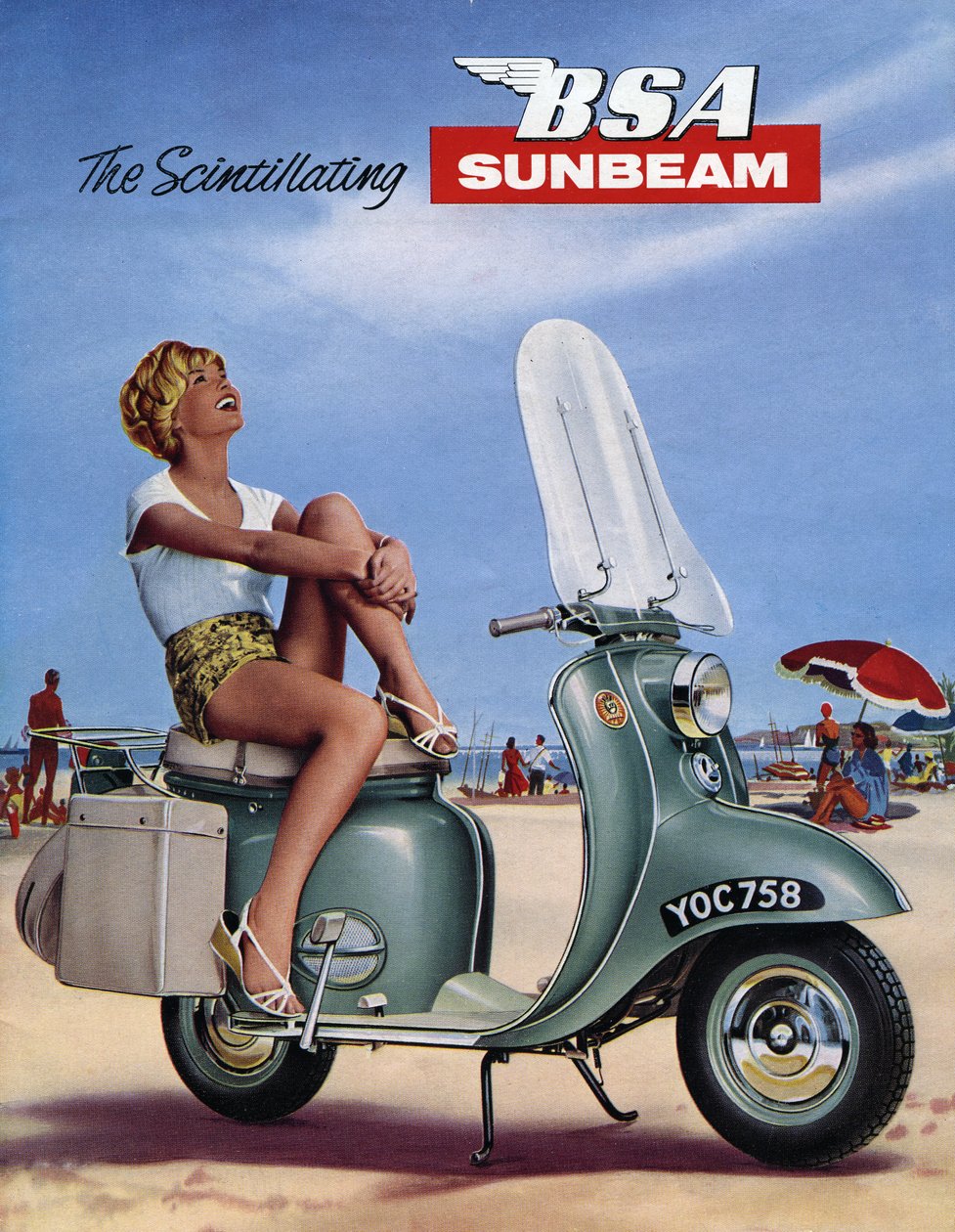1964 BSA Sunbeam -skootterin esite. tekijältä Unbekannt