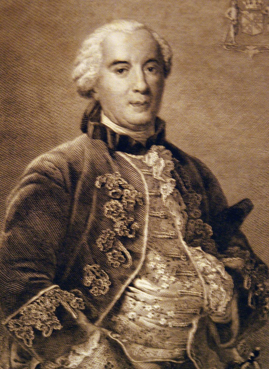 2034N Georges Louis leclerc de BUFFON syntynyt 7.9.1707 tekijältä Unbekannt