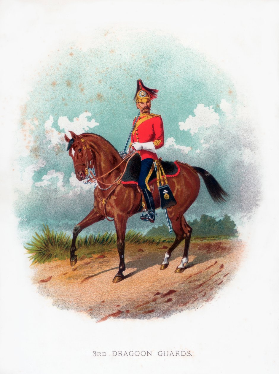 3. lohikäärmevartijat, 1888 tekijältä Unbekannt