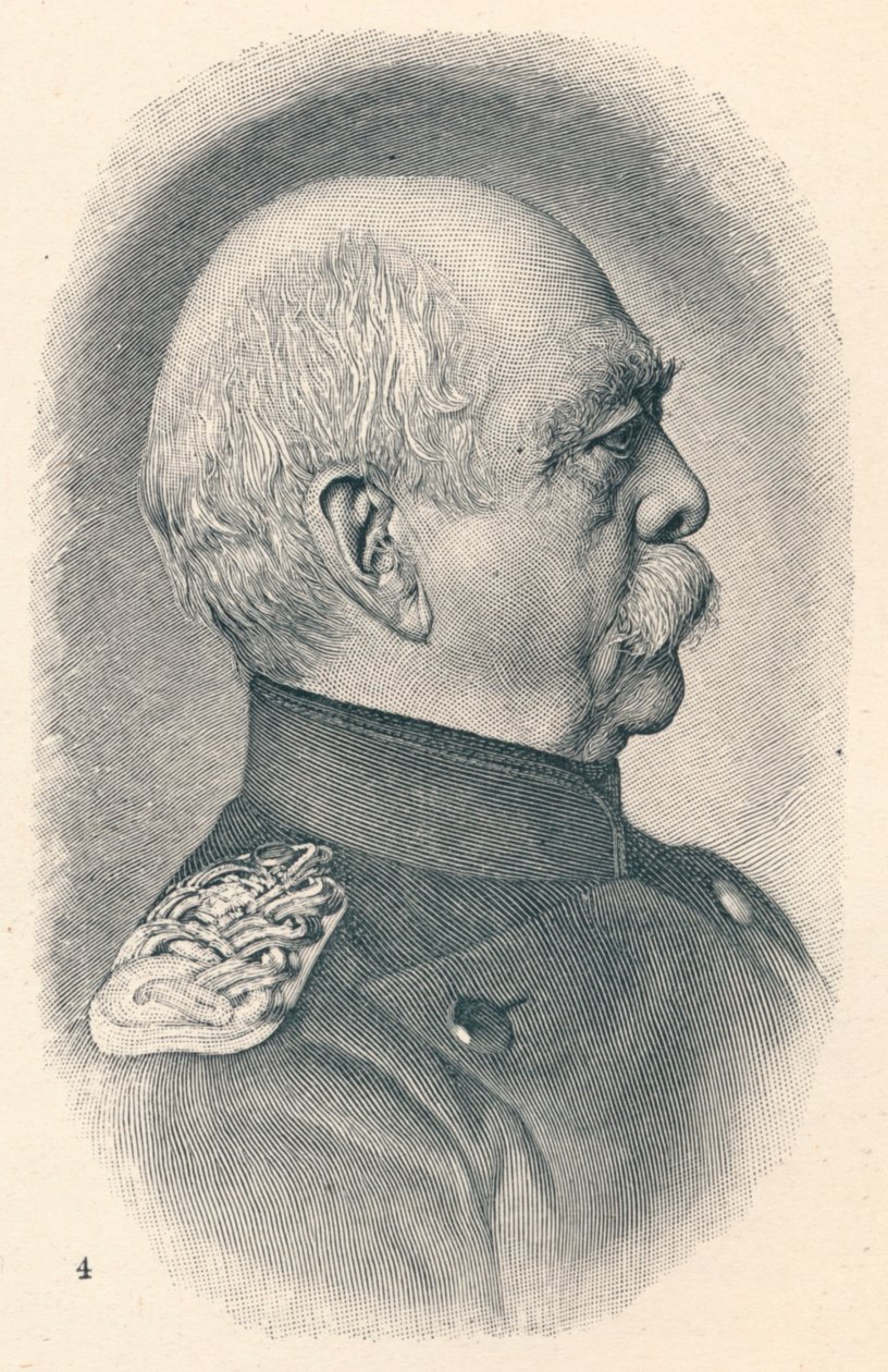 4 - Otto Von Bismarck uransa neljässä vaiheessa, 1907 tekijältä Unbekannt