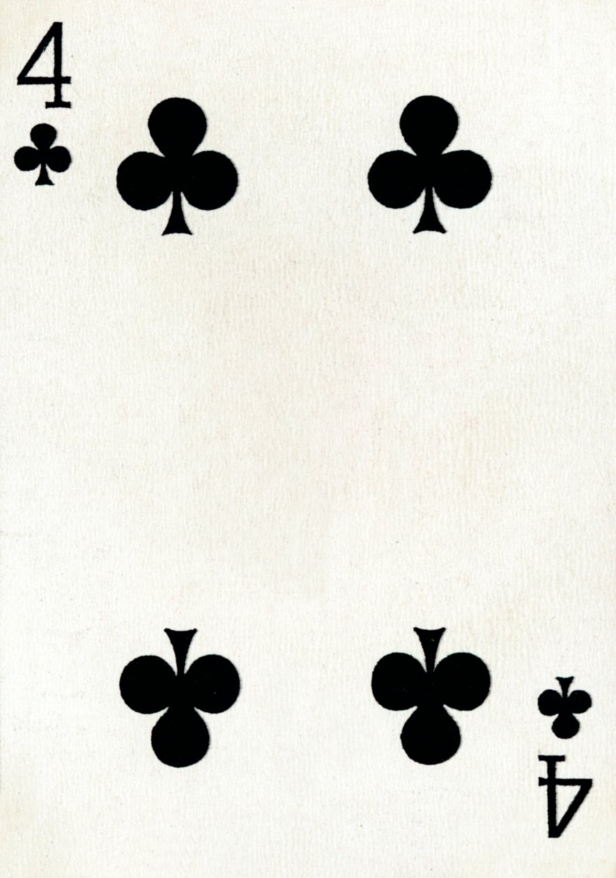 4 mailaa Goodall & Son Ltd.:n pelikorttipakasta, 1940 tekijältä Unbekannt