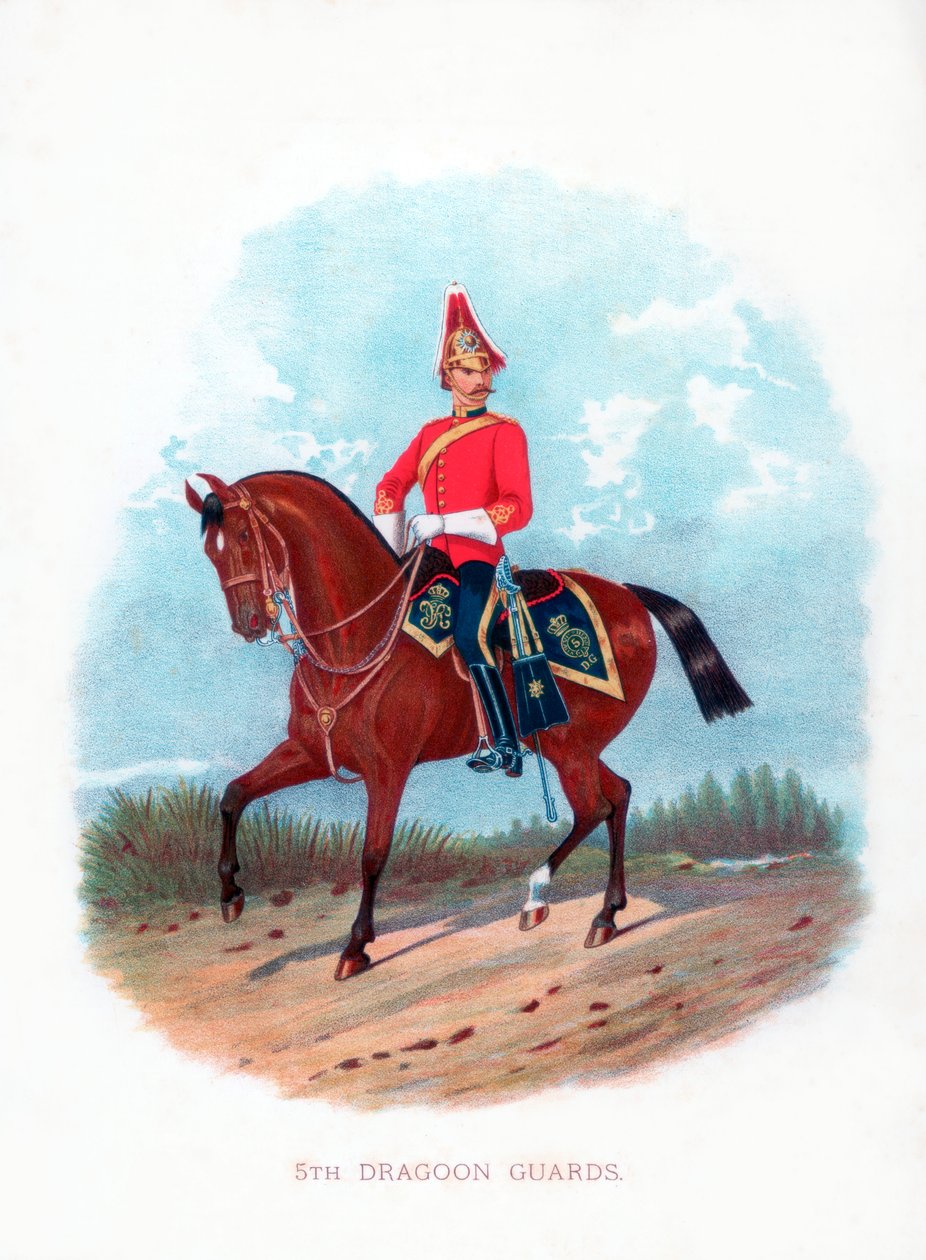 5. Dragoon Guards, 1888 tekijältä Unbekannt