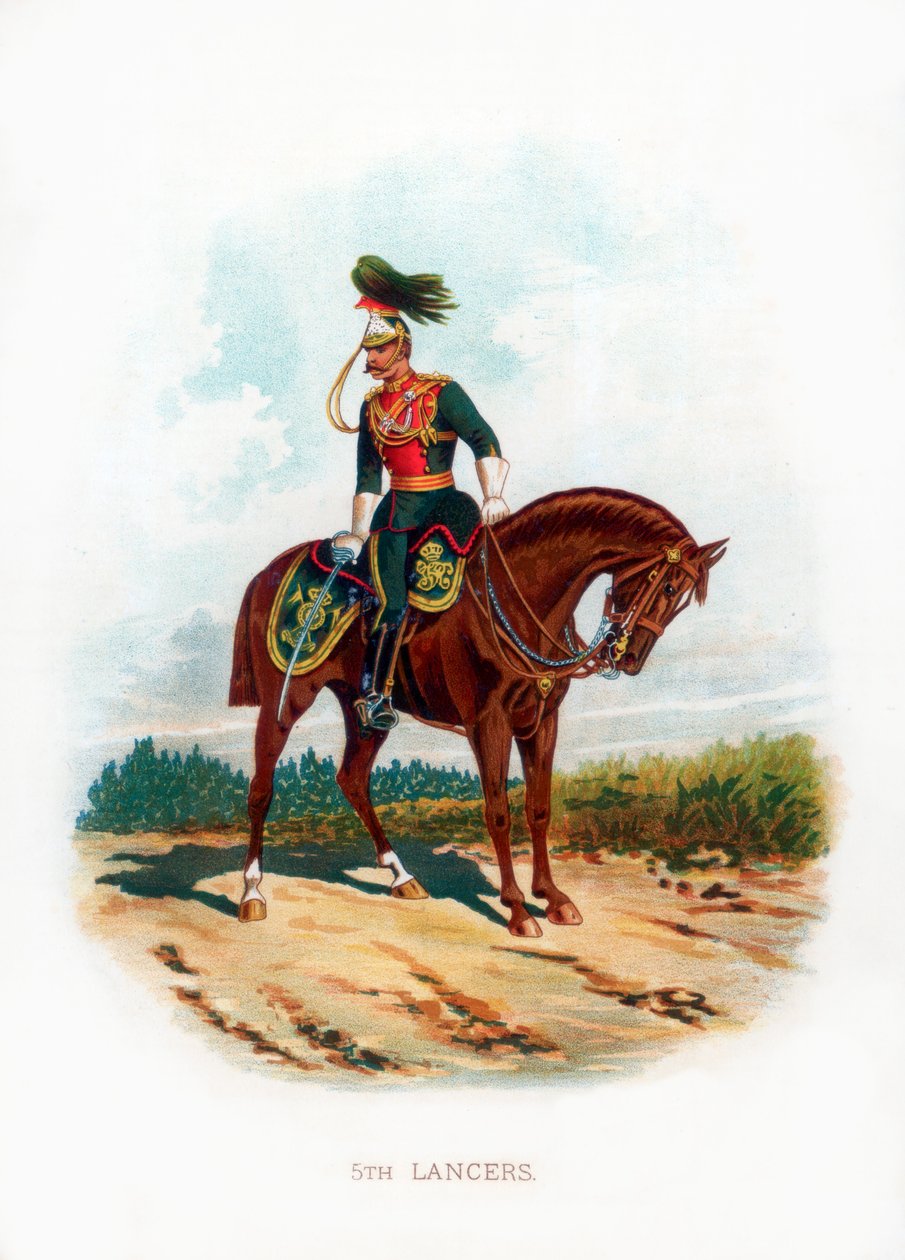 5th Lancers, 1889 tekijältä Unbekannt