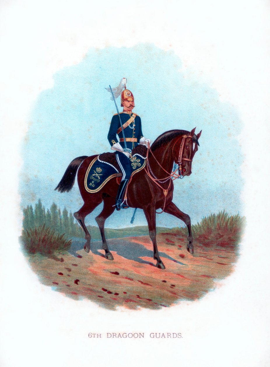 6th Dragon Guards, 1888 tekijältä Unbekannt