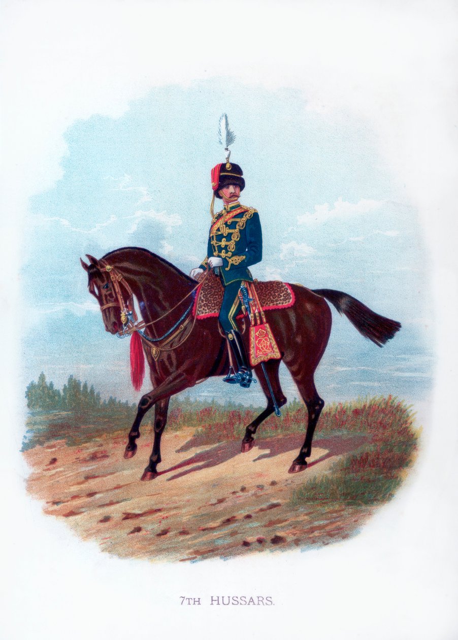 7. husaari, 1889 tekijältä Unbekannt