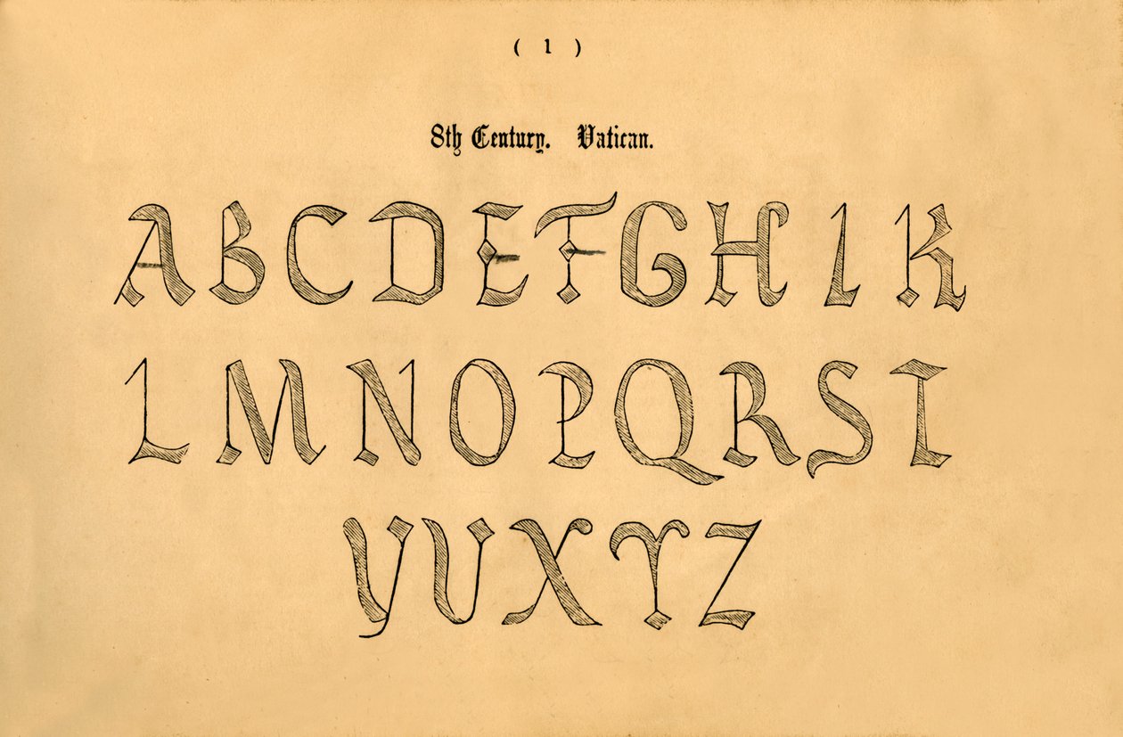 8. vuosisadalla. Vatikaani, 1862 tekijältä Unbekannt