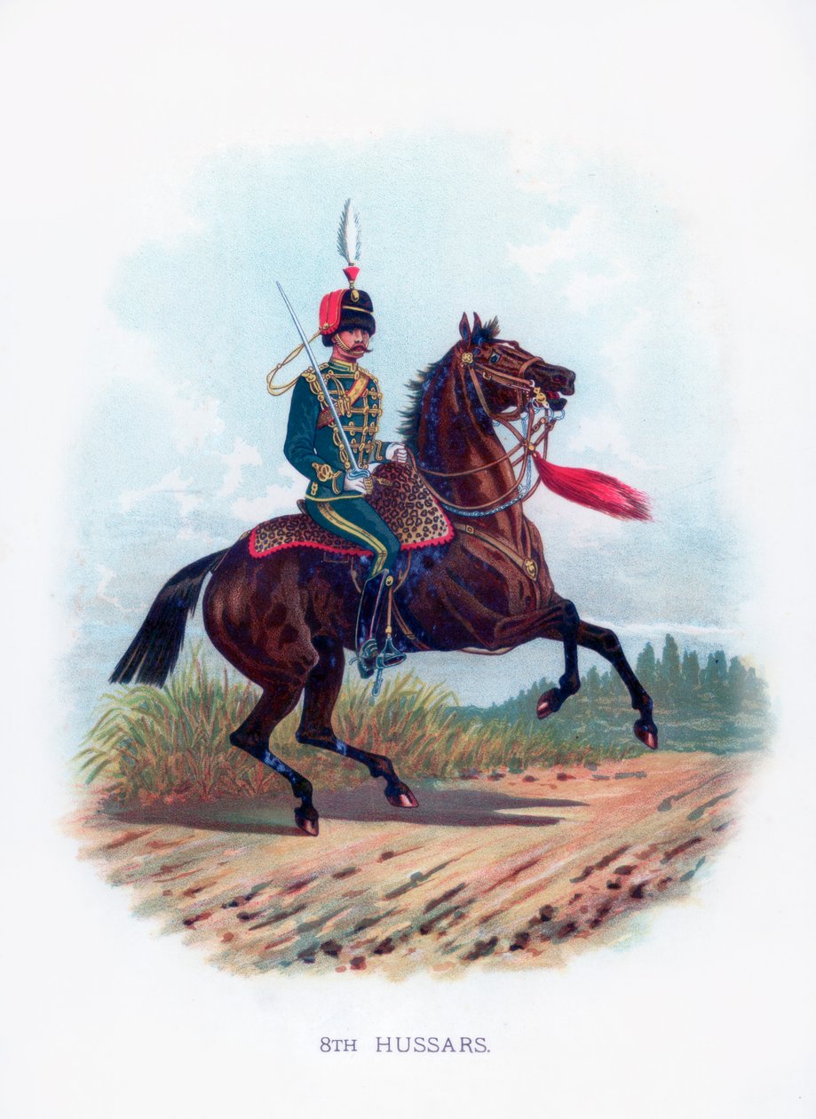 8. husaari, 1889 tekijältä Unbekannt