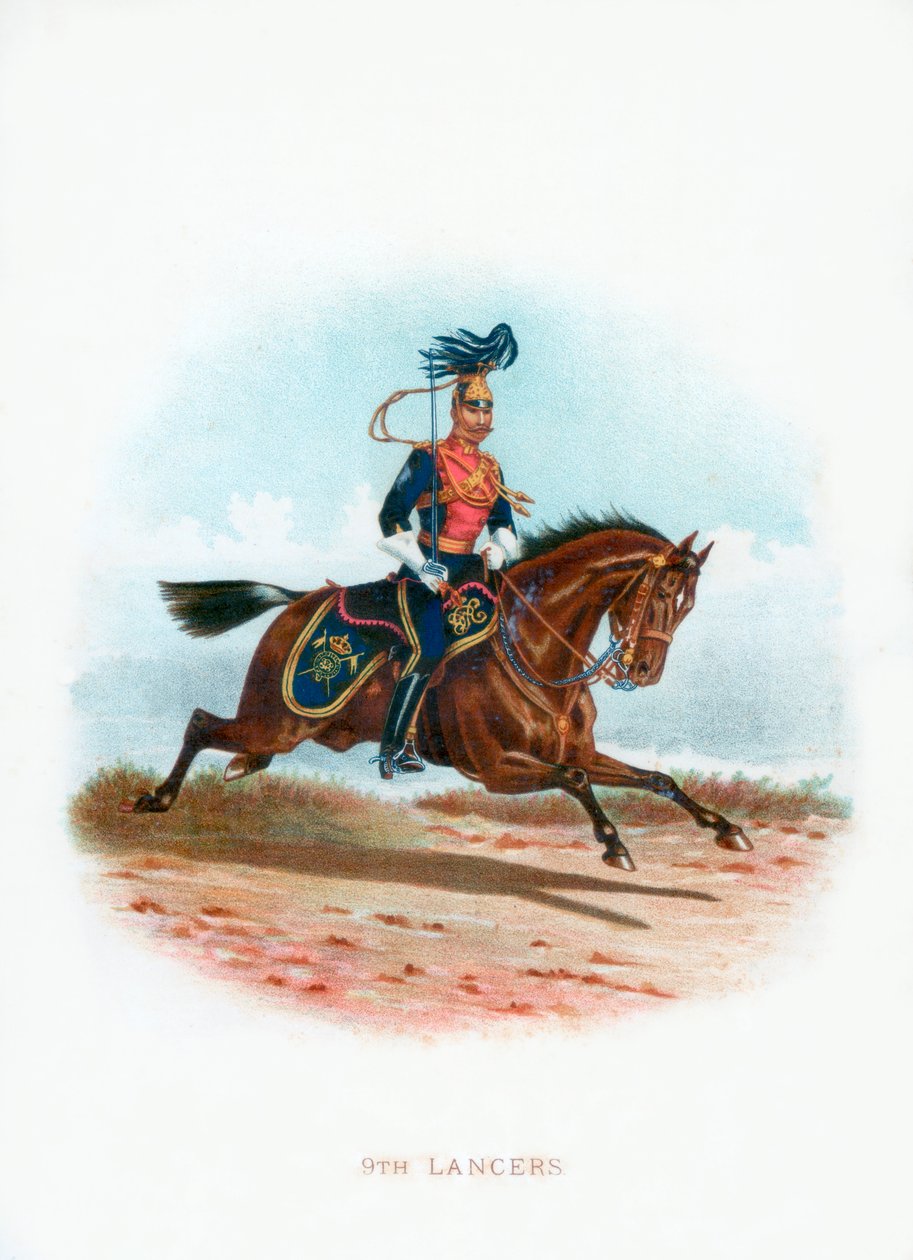 9th Lancers, 1889 tekijältä Unbekannt