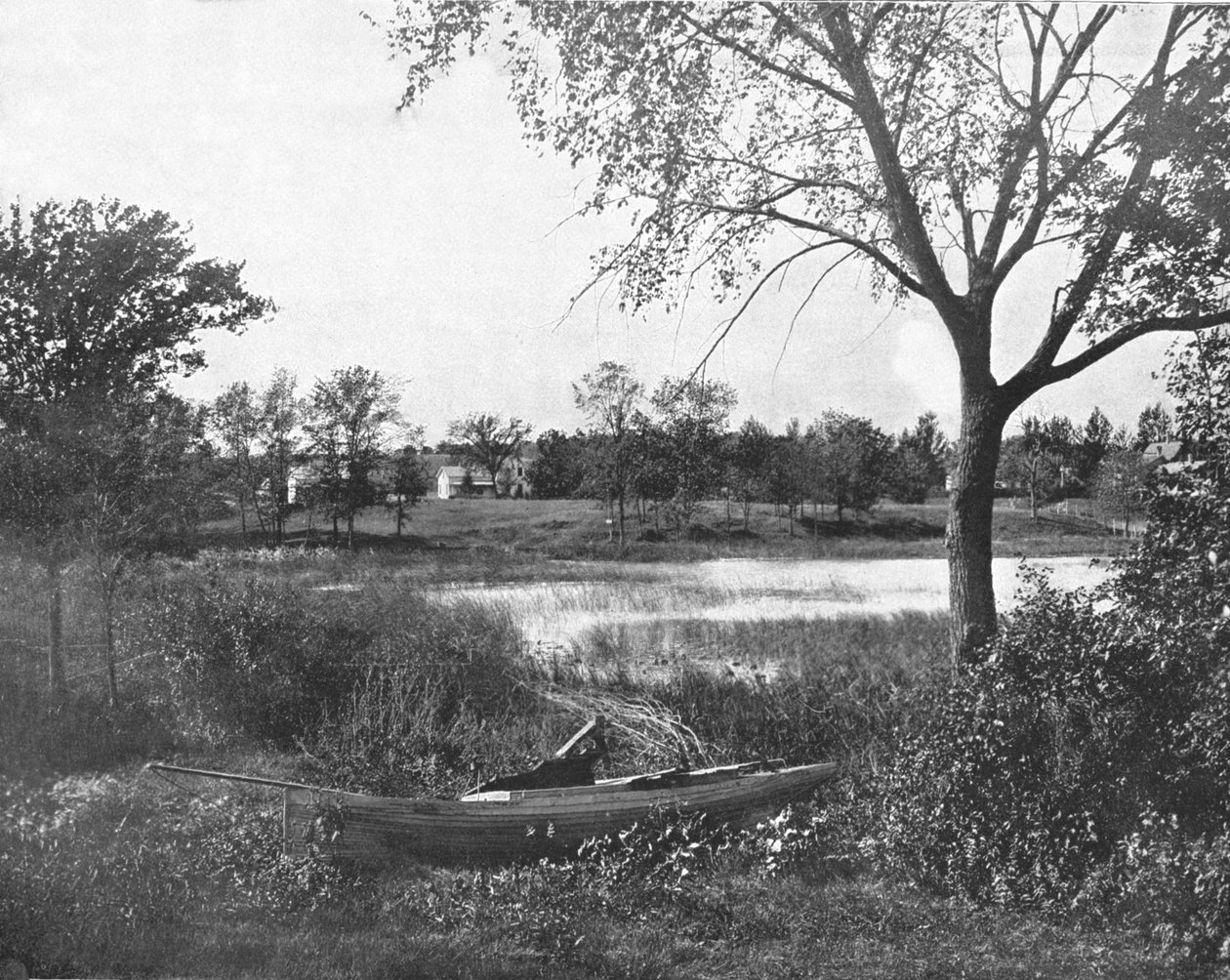 A Bay Lac la Bellessä, Oconomowocissa, Wisconsinissa, Yhdysvalloissa, 1900. tekijältä Unbekannt
