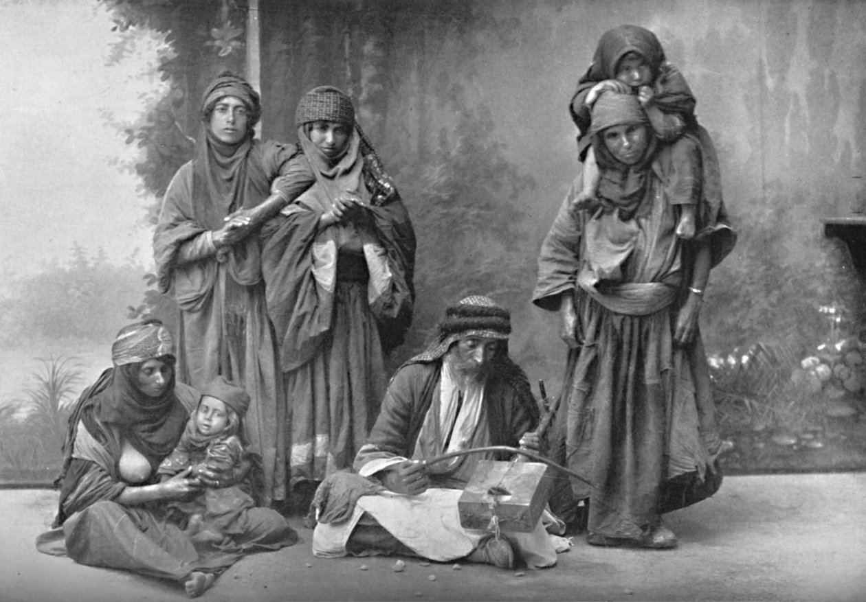 Beduiinimuusikko ja hänen yleisönsä, 1902 tekijältä Unbekannt