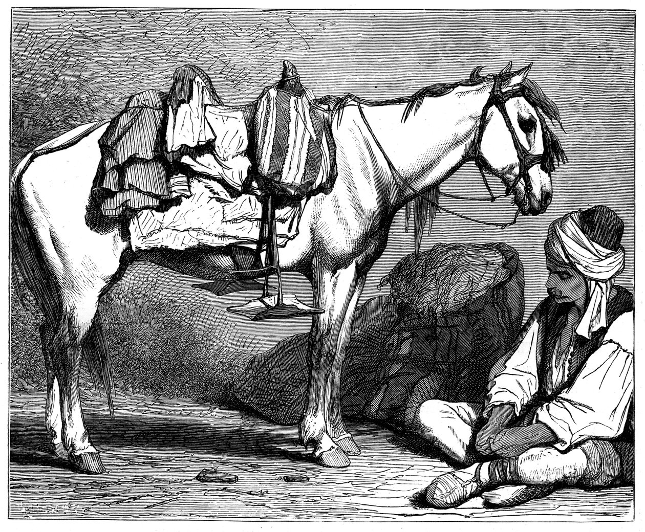 Bosnialainen talonpoika, v. 1890 tekijältä Unbekannt