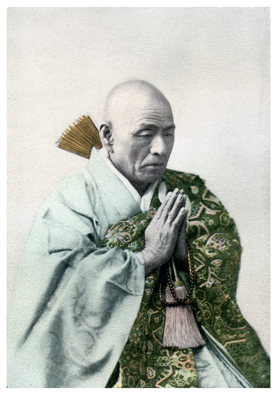 Buddhalainen pappi, 1904 tekijältä Unbekannt