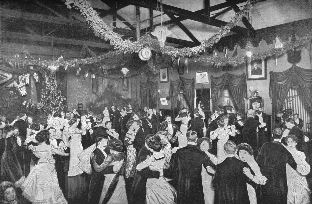 Joulutanssi saksalaisessa gymnasiumissa Lontoossa, 1902 1903 tekijältä Unbekannt