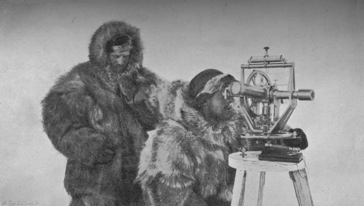 Kronometri-havainto teodoliitin kanssa, c1893-1896, 1897 tekijältä Unbekannt