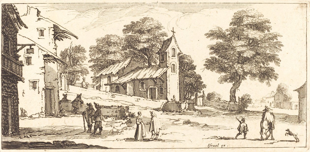 Kirkko vuonna 1635 tai sen jälkeen. tekijältä Unbekannt